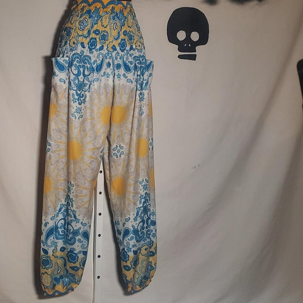 Sun Print Harem Pants - Picture 2 of 15